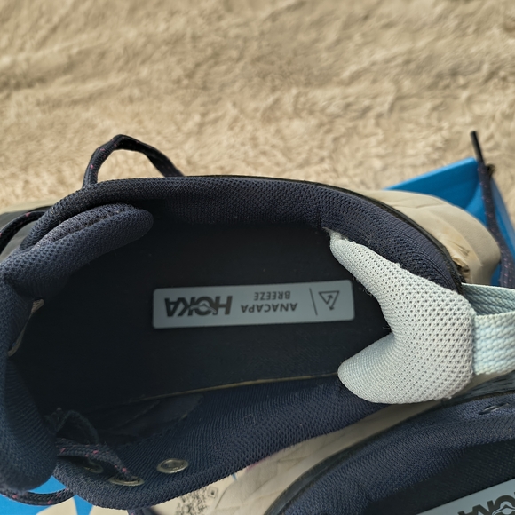 Hoka Women's Anacapa Breeze Sneakers in Blue and Pink - Picture 7 of 11